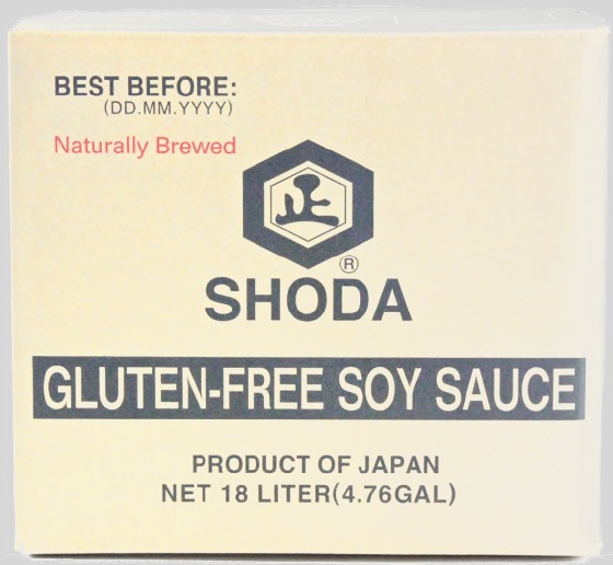 'Shoda' Gluten Free Soy Sauce 18L 18lt
