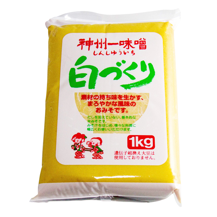 'Shinshuichi' Soy Bean Paste White (Shiro Miso) 1kg [Box of 10]